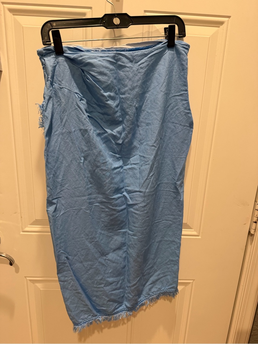Simkhai Quinton Wrap Skirt In Pacific blue Sz M - Picture 3 of 5